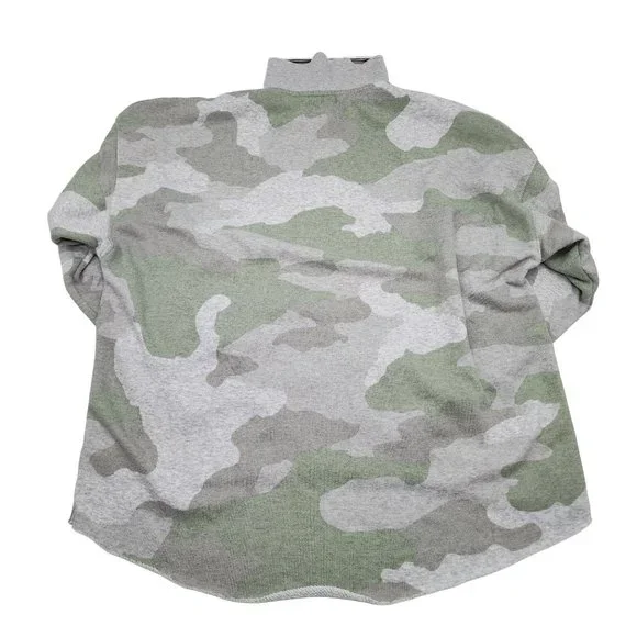 Aerie Camo high low Sweatshirt Womens size Small - Picture 2 of 3